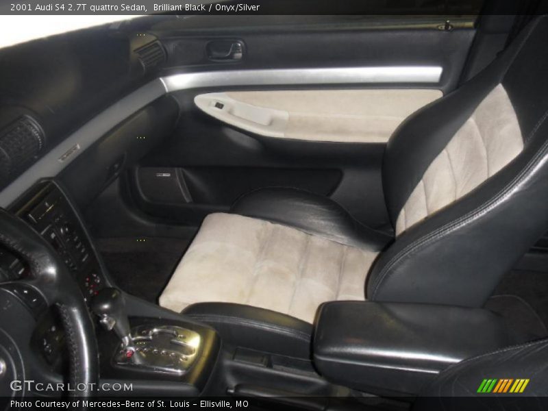 Brilliant Black / Onyx/Silver 2001 Audi S4 2.7T quattro Sedan