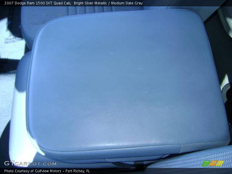 Bright Silver Metallic / Medium Slate Gray 2007 Dodge Ram 1500 SXT Quad Cab