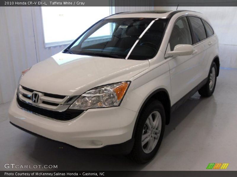 Taffeta White / Gray 2010 Honda CR-V EX-L