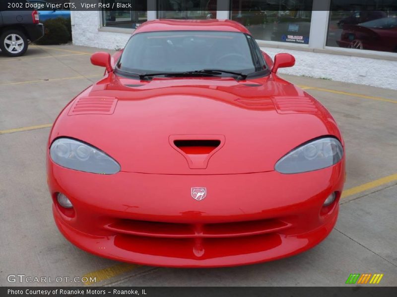 Viper Red / Black 2002 Dodge Viper GTS