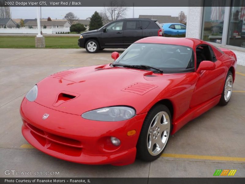 Viper Red / Black 2002 Dodge Viper GTS