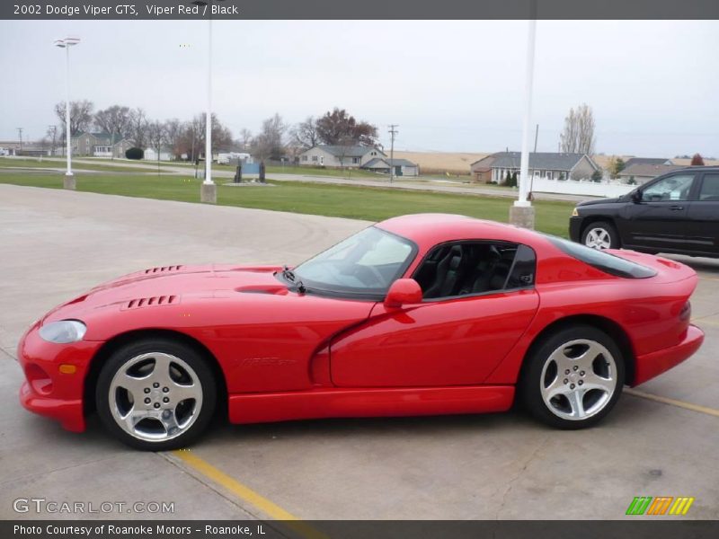 Viper Red / Black 2002 Dodge Viper GTS