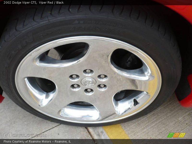 Viper Red / Black 2002 Dodge Viper GTS