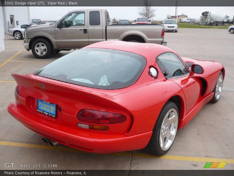 Viper Red / Black 2002 Dodge Viper GTS