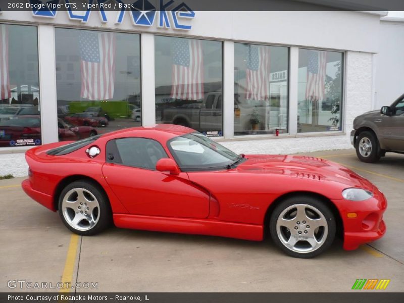 Viper Red / Black 2002 Dodge Viper GTS