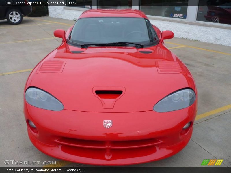Viper Red / Black 2002 Dodge Viper GTS