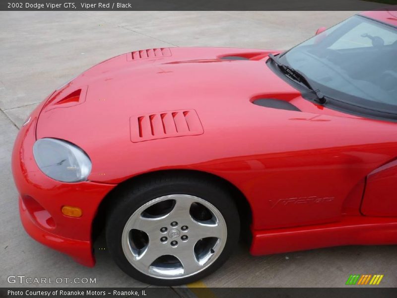 Viper Red / Black 2002 Dodge Viper GTS