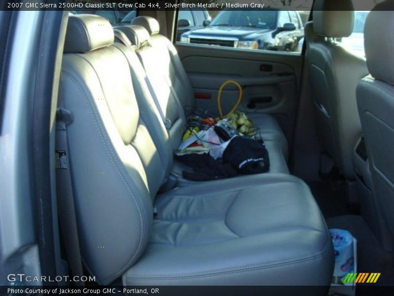 Silver Birch Metallic / Medium Gray 2007 GMC Sierra 2500HD Classic SLT Crew Cab 4x4