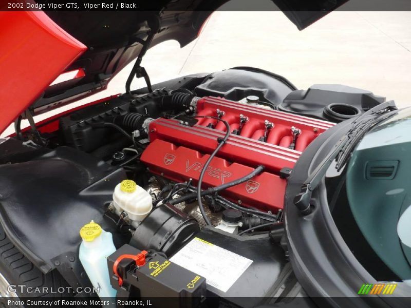Viper Red / Black 2002 Dodge Viper GTS