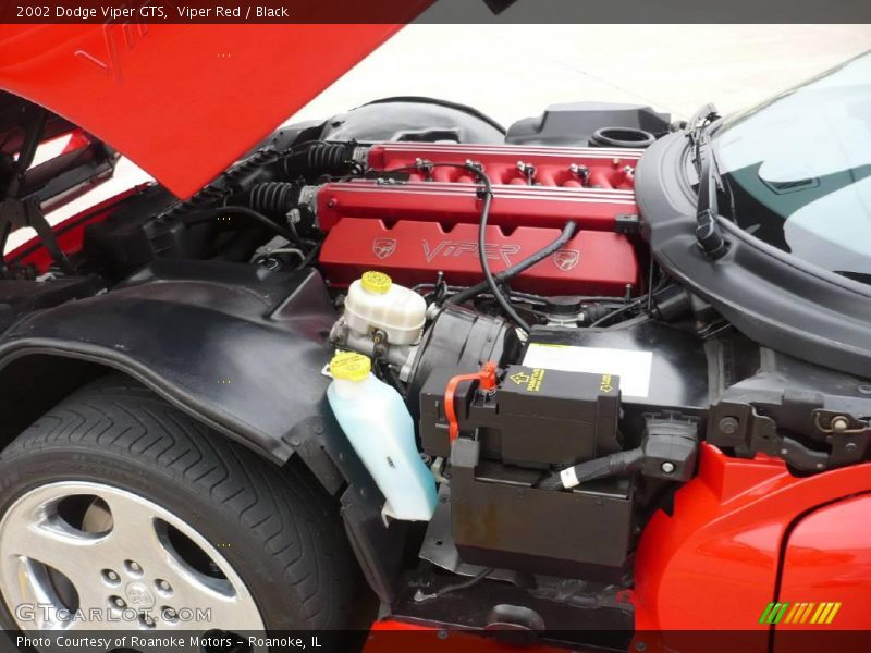 Viper Red / Black 2002 Dodge Viper GTS