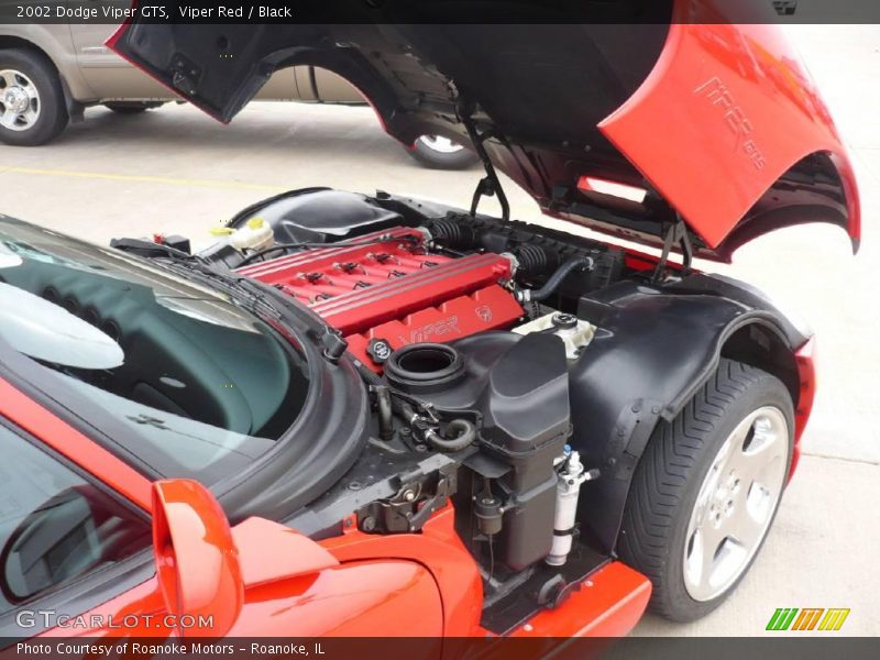 Viper Red / Black 2002 Dodge Viper GTS