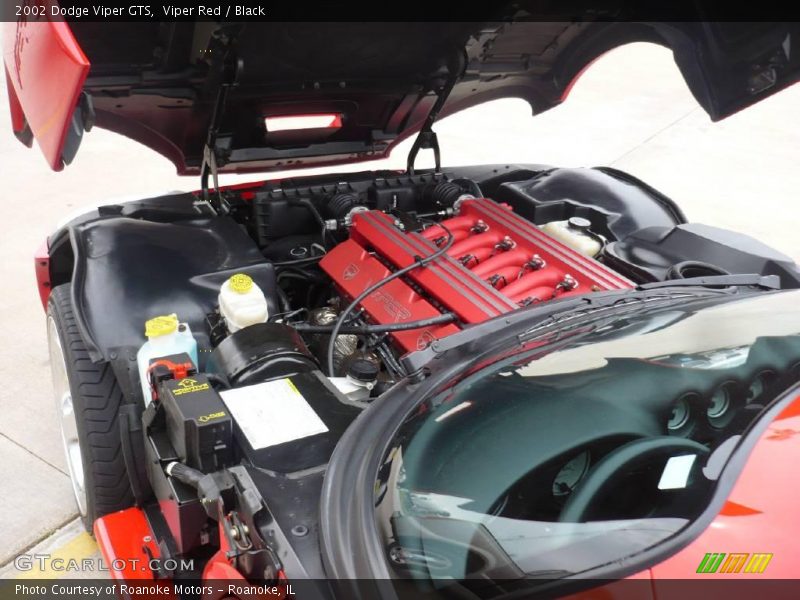 Viper Red / Black 2002 Dodge Viper GTS