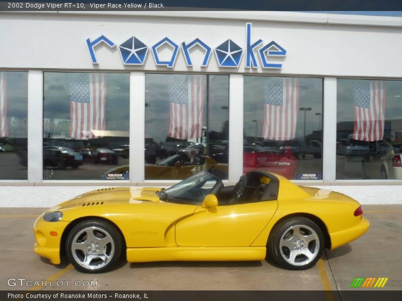 Viper Race Yellow / Black 2002 Dodge Viper RT-10