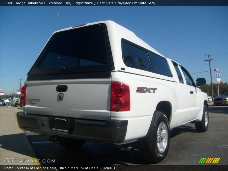 Bright White / Dark Slate Gray/Medium Slate Gray 2008 Dodge Dakota SXT Extended Cab