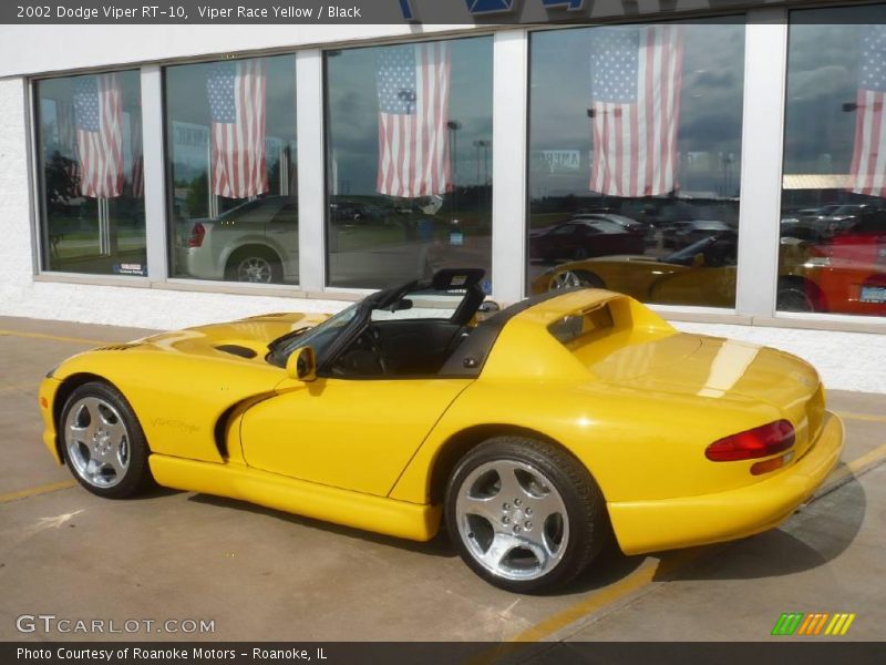 Viper Race Yellow / Black 2002 Dodge Viper RT-10