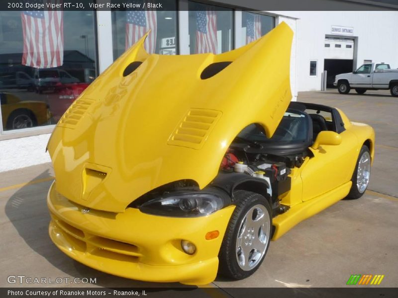 Viper Race Yellow / Black 2002 Dodge Viper RT-10