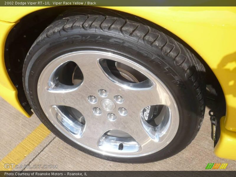 Viper Race Yellow / Black 2002 Dodge Viper RT-10