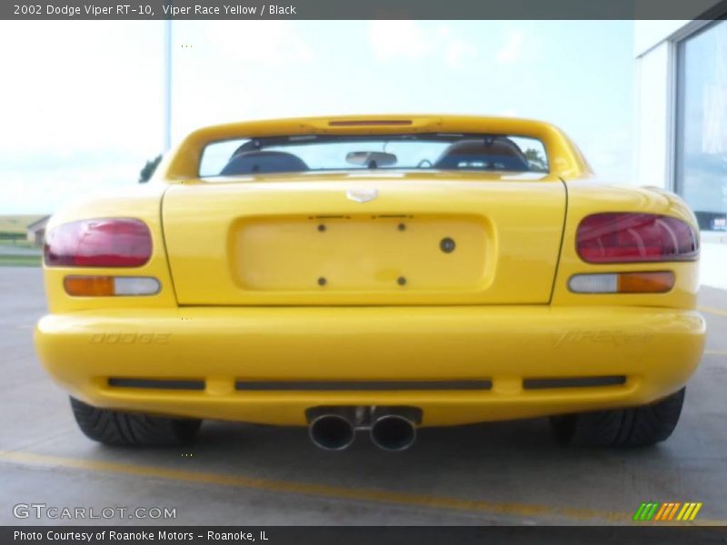 Viper Race Yellow / Black 2002 Dodge Viper RT-10