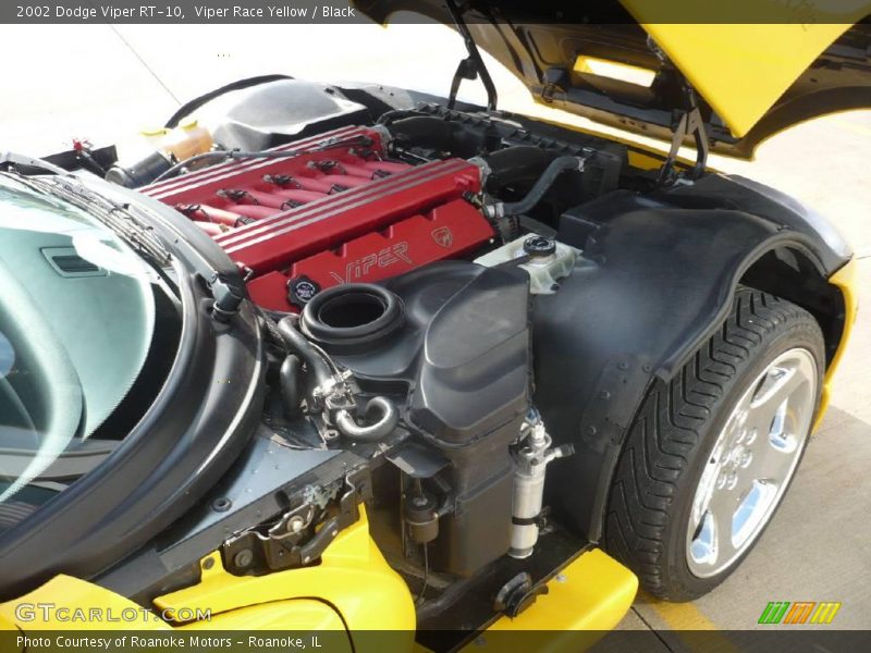 Viper Race Yellow / Black 2002 Dodge Viper RT-10