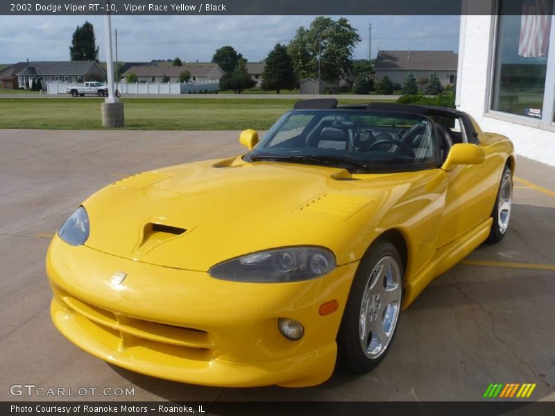 Viper Race Yellow / Black 2002 Dodge Viper RT-10