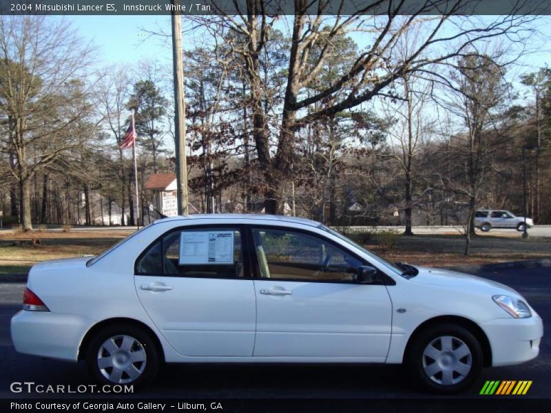 Innsbruck White / Tan 2004 Mitsubishi Lancer ES