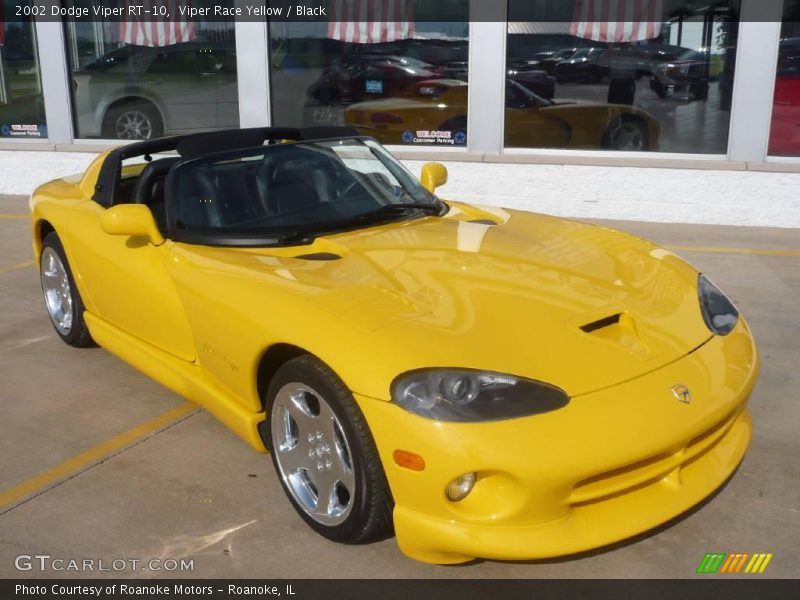 Viper Race Yellow / Black 2002 Dodge Viper RT-10