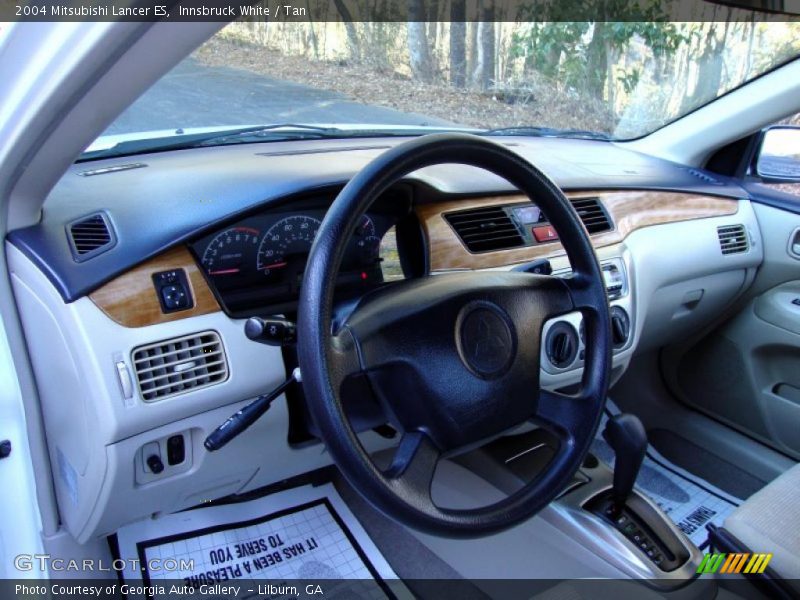Innsbruck White / Tan 2004 Mitsubishi Lancer ES