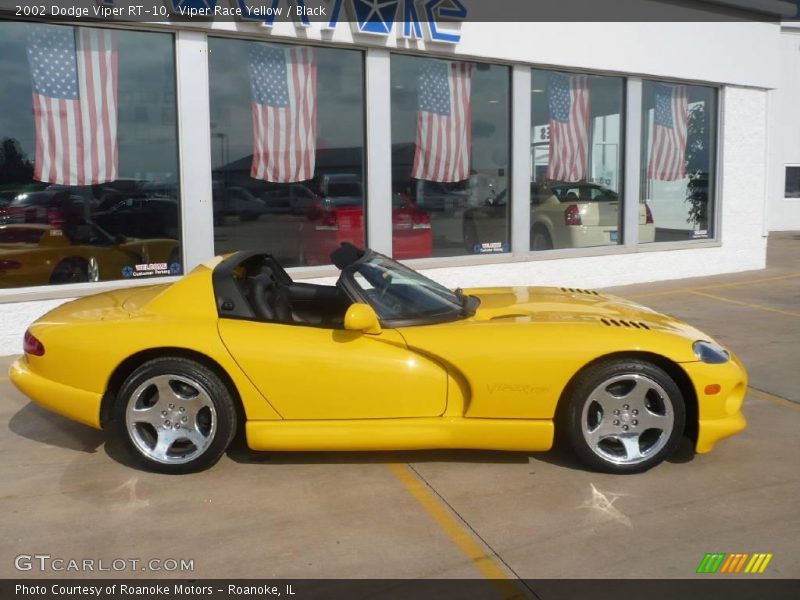Viper Race Yellow / Black 2002 Dodge Viper RT-10