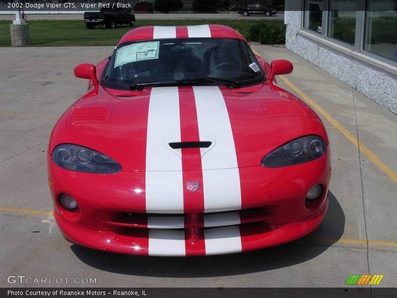 Viper Red / Black 2002 Dodge Viper GTS