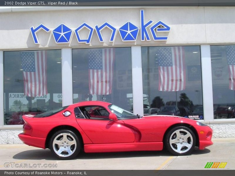 Viper Red / Black 2002 Dodge Viper GTS