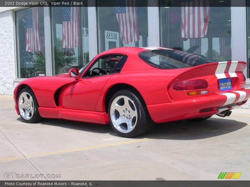 Viper Red / Black 2002 Dodge Viper GTS