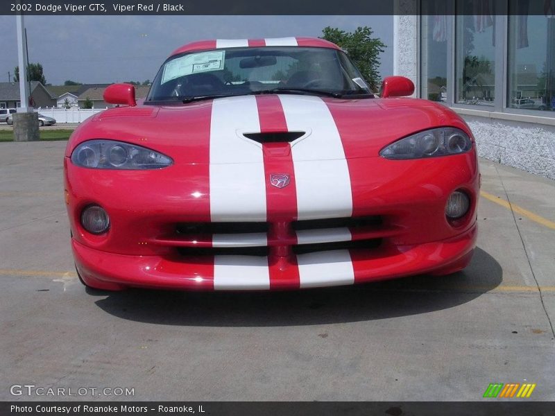 Viper Red / Black 2002 Dodge Viper GTS