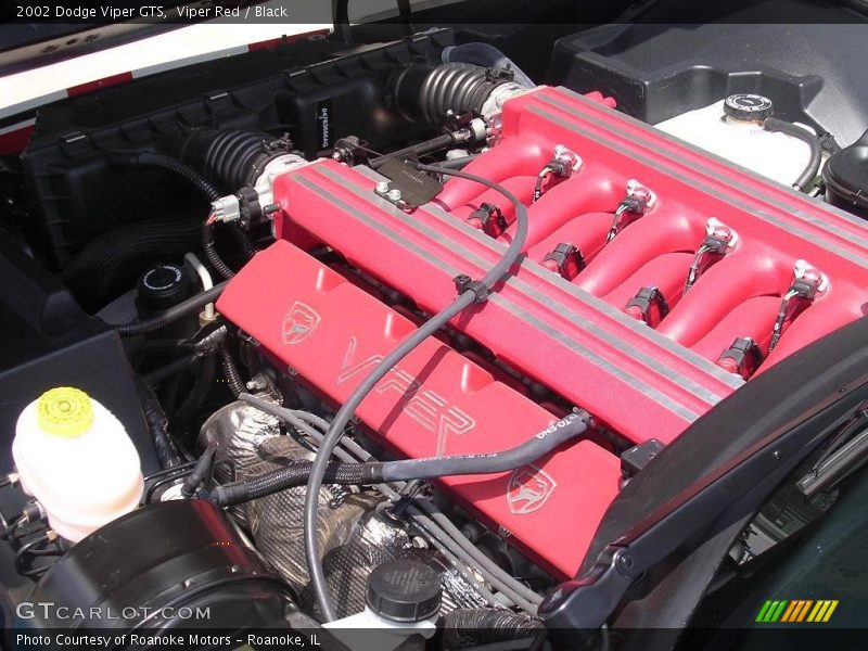Viper Red / Black 2002 Dodge Viper GTS
