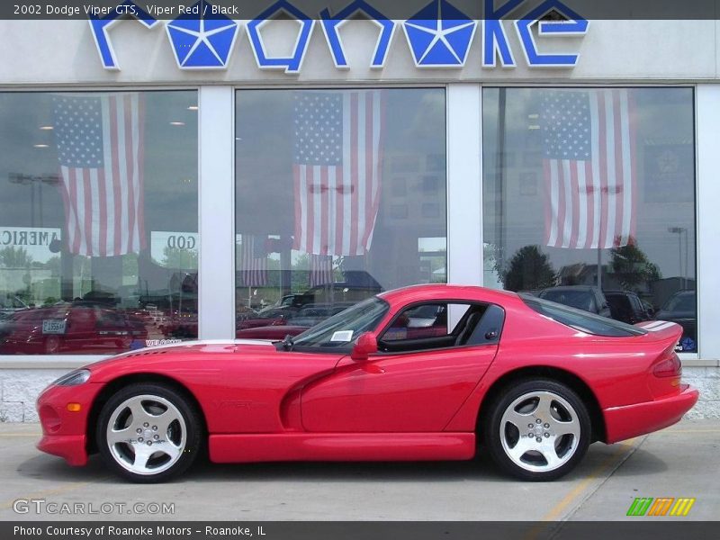 Viper Red / Black 2002 Dodge Viper GTS