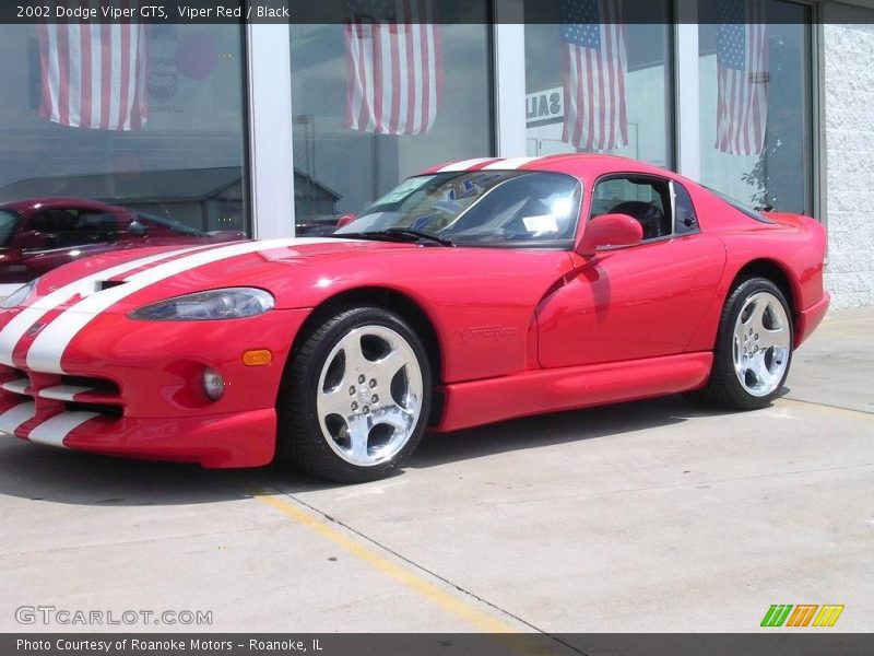 Viper Red / Black 2002 Dodge Viper GTS