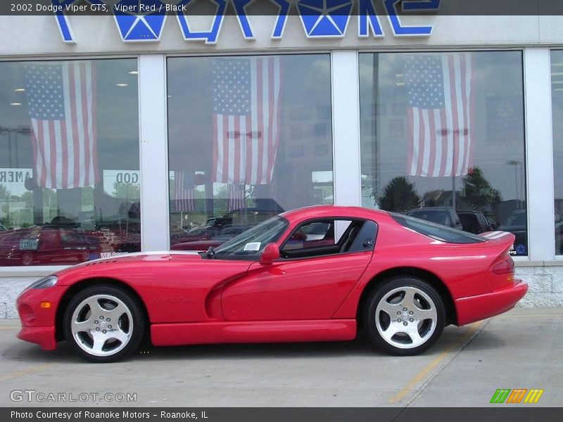 Viper Red / Black 2002 Dodge Viper GTS