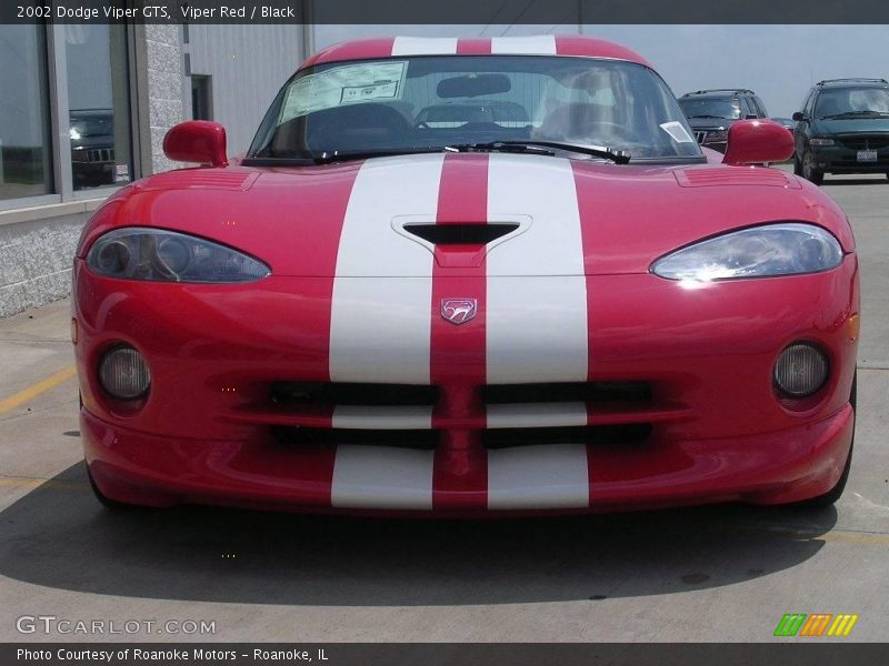 Viper Red / Black 2002 Dodge Viper GTS