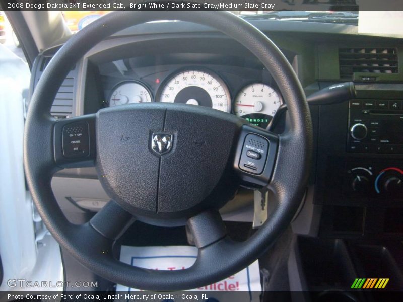 Bright White / Dark Slate Gray/Medium Slate Gray 2008 Dodge Dakota SXT Extended Cab