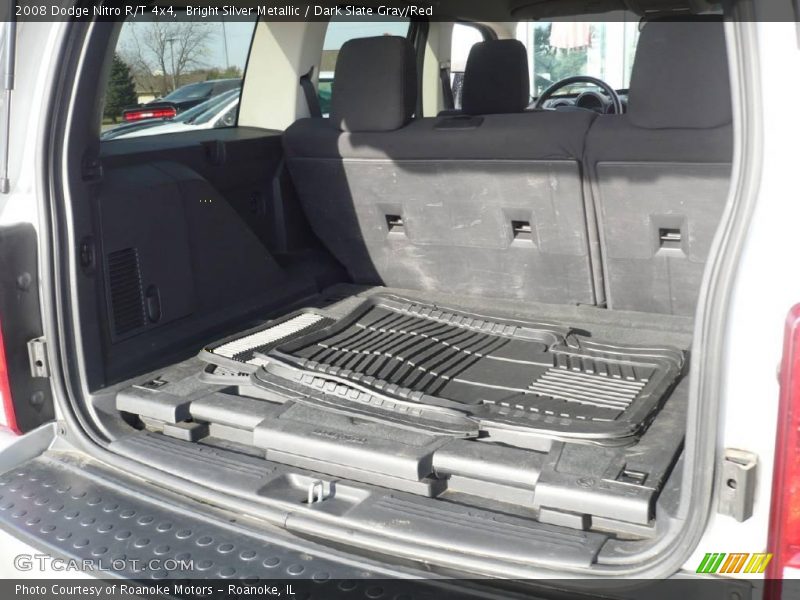 Bright Silver Metallic / Dark Slate Gray/Red 2008 Dodge Nitro R/T 4x4