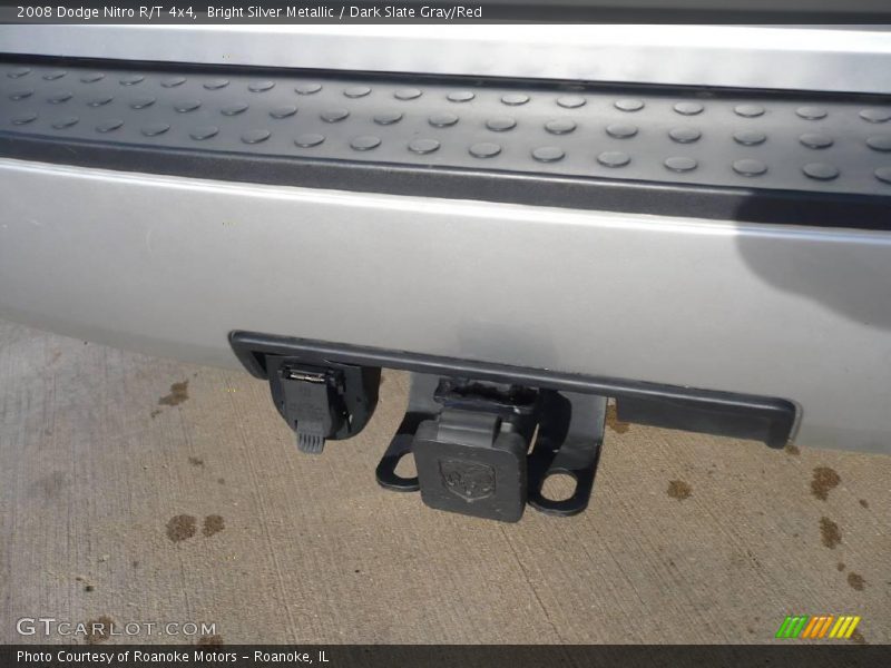 Bright Silver Metallic / Dark Slate Gray/Red 2008 Dodge Nitro R/T 4x4