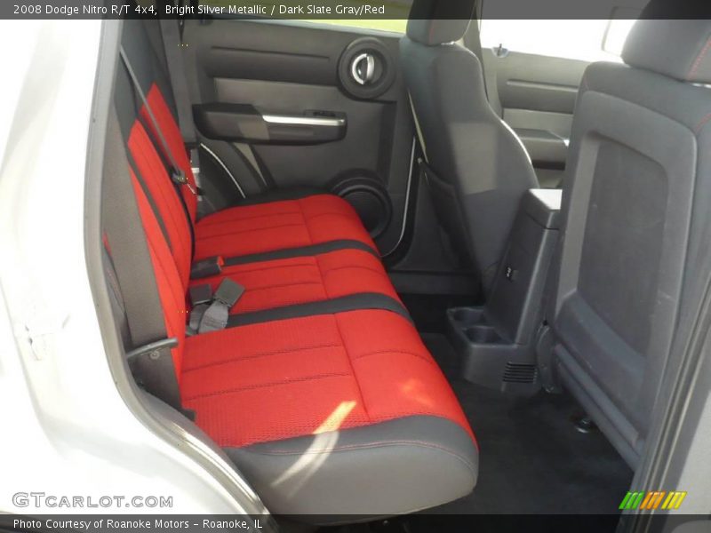 Bright Silver Metallic / Dark Slate Gray/Red 2008 Dodge Nitro R/T 4x4