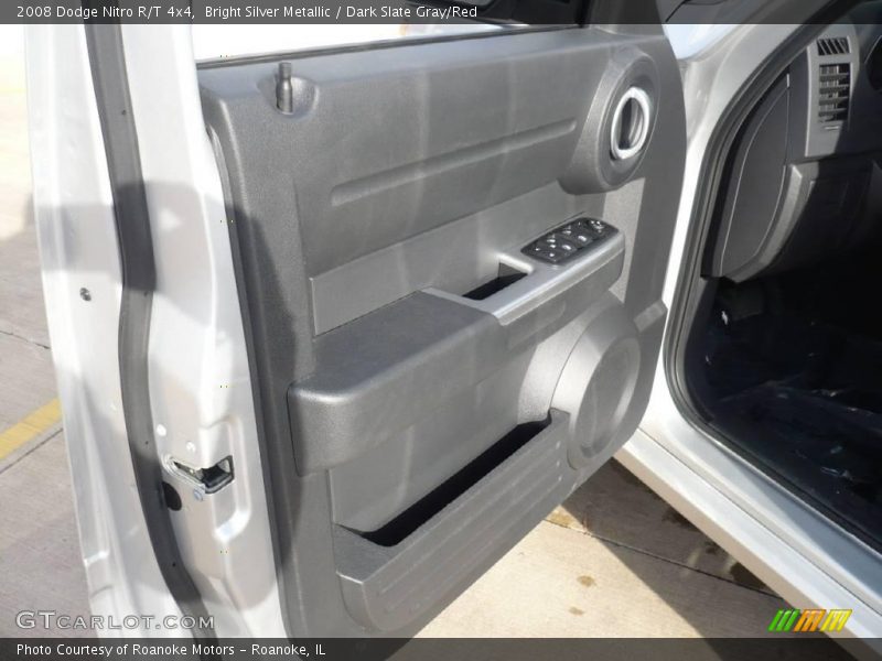 Bright Silver Metallic / Dark Slate Gray/Red 2008 Dodge Nitro R/T 4x4