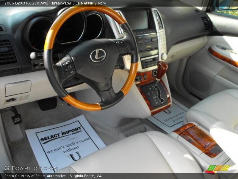 Breakwater Blue Metallic / Ivory 2006 Lexus RX 330 AWD