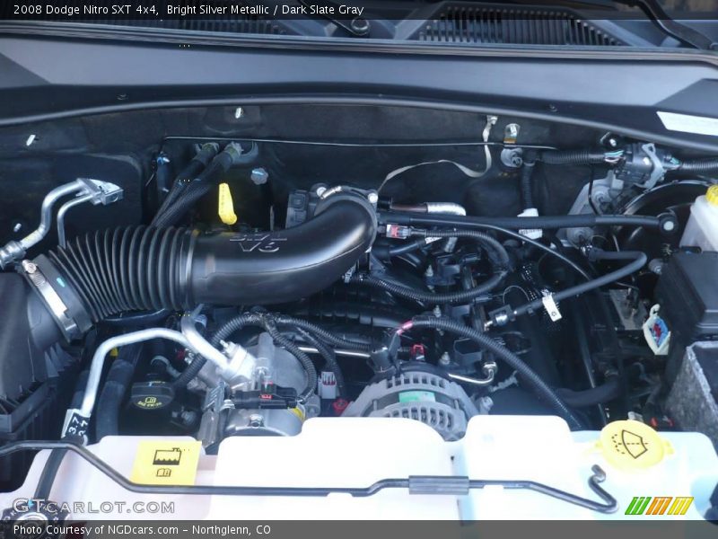 Bright Silver Metallic / Dark Slate Gray 2008 Dodge Nitro SXT 4x4