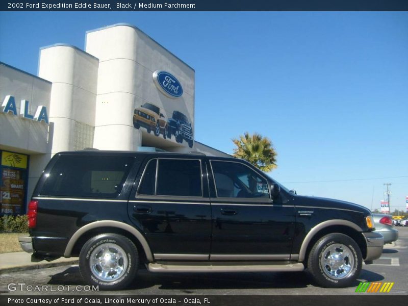 Black / Medium Parchment 2002 Ford Expedition Eddie Bauer