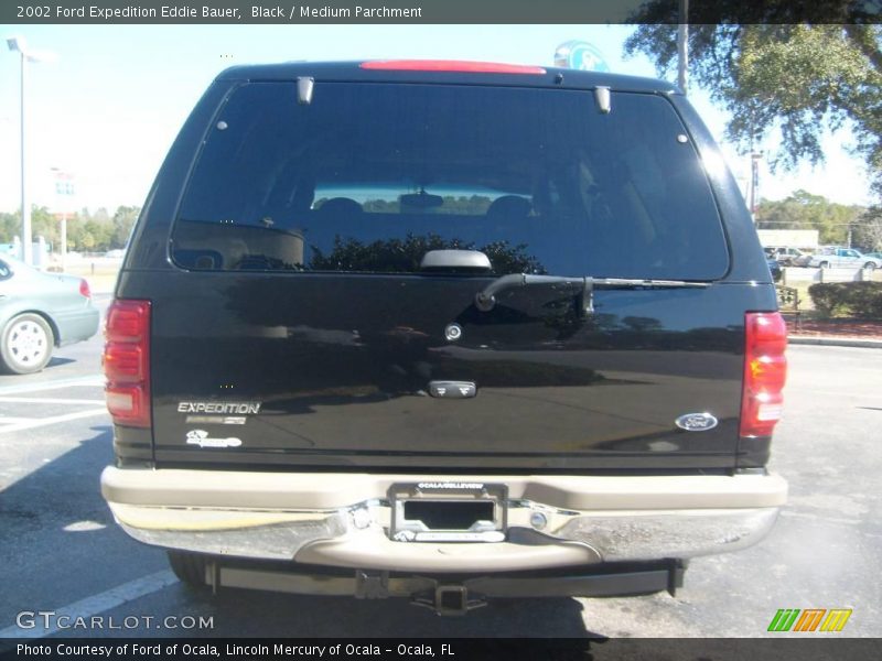 Black / Medium Parchment 2002 Ford Expedition Eddie Bauer