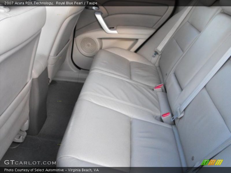 Royal Blue Pearl / Taupe 2007 Acura RDX Technology