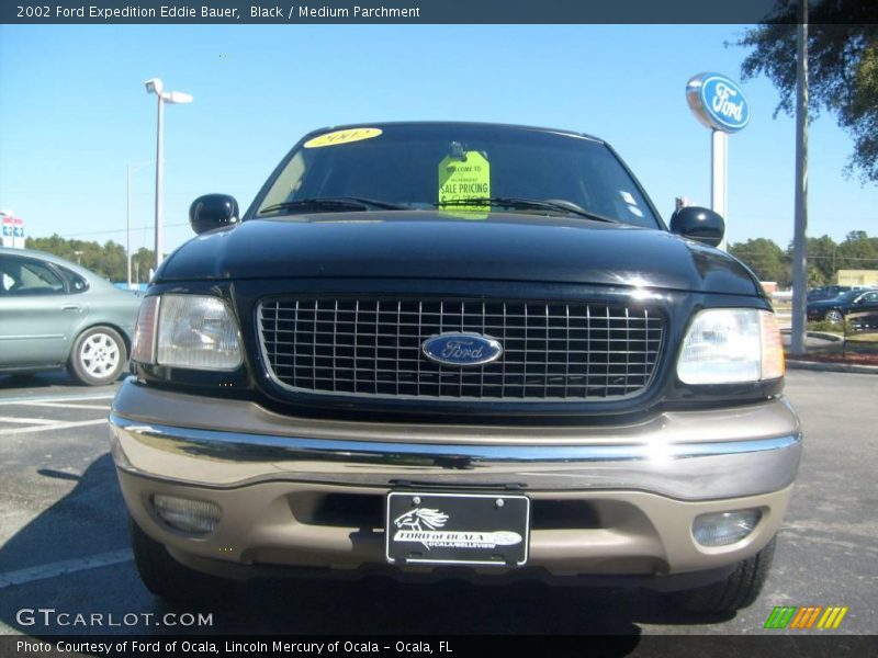 Black / Medium Parchment 2002 Ford Expedition Eddie Bauer