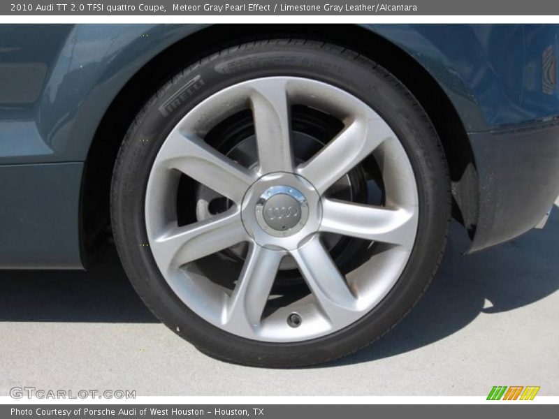 Meteor Gray Pearl Effect / Limestone Gray Leather/Alcantara 2010 Audi TT 2.0 TFSI quattro Coupe