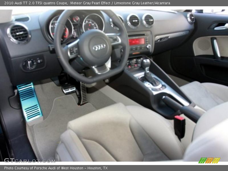 Meteor Gray Pearl Effect / Limestone Gray Leather/Alcantara 2010 Audi TT 2.0 TFSI quattro Coupe